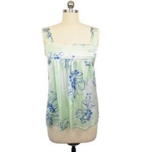 Charlotte Tarantola Green Silk Blouse Small